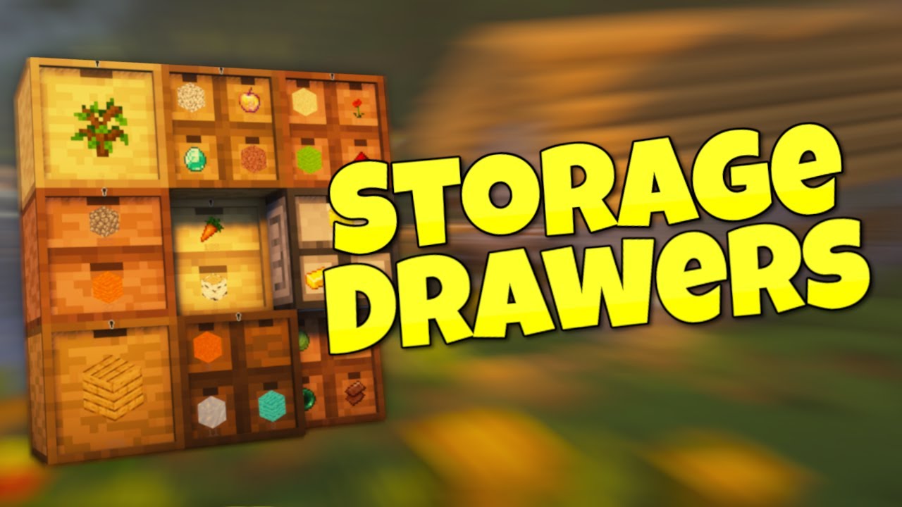 Storage Drawers Mod 1.21.5