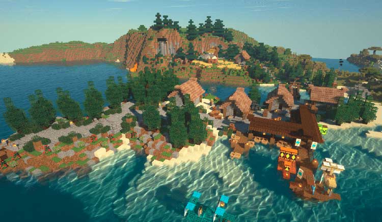 Medieval Port City Map